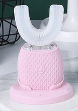 Load image into Gallery viewer, U Shape Cold Light Automatic Toothbrush - Pink_1