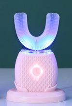 Load image into Gallery viewer, U Shape Cold Light Automatic Toothbrush - Pink_0
