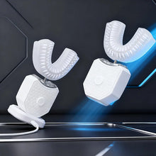 Load image into Gallery viewer, U Shape Cold Light Automatic Toothbrush - Black
